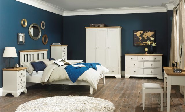 Bentley Designs Hampstead Soft Grey and Pale Oak Bedroom