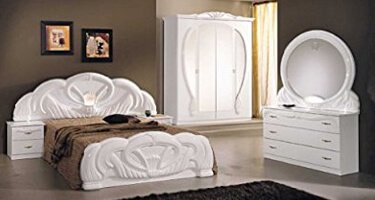 Ben Company Giada White Italian Bedroom