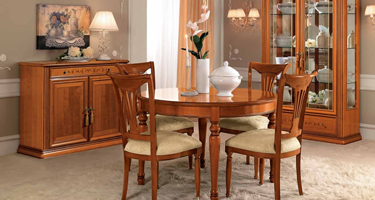 Camel Group Siena Cherry Finish Dining Room