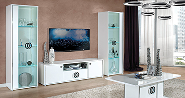 H2O Design Athen White Italian Living Room