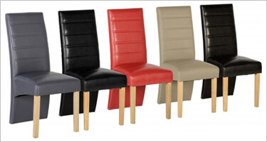 Seconique Leather Dining Chairs