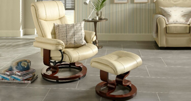 Serene Furnishings Bonded Leather Recliner Chairs