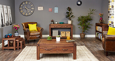 Walnut Living Room Furniture UK