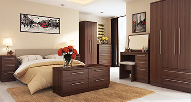Welcome Furniture Walnut Bedroom