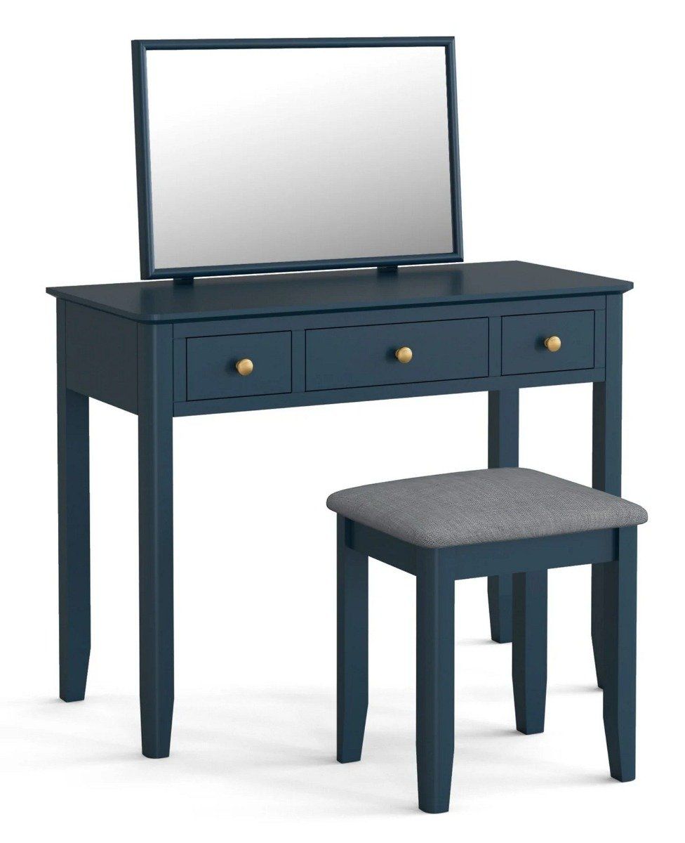 Devon Charcoal & Oak Dressing Table Set