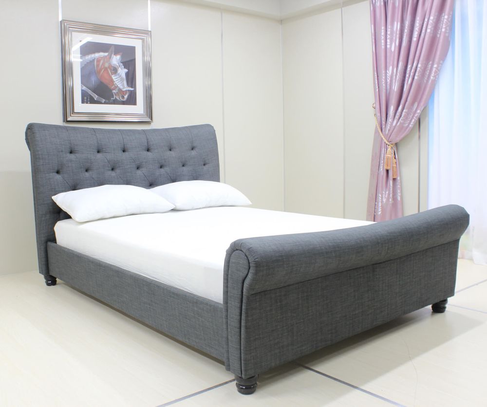 Artisan 1184 Grey Standard Fabric Bed Frame