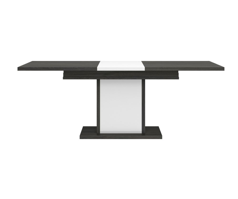 Gami Aston Wire Black Rectangular Extension Dining Table