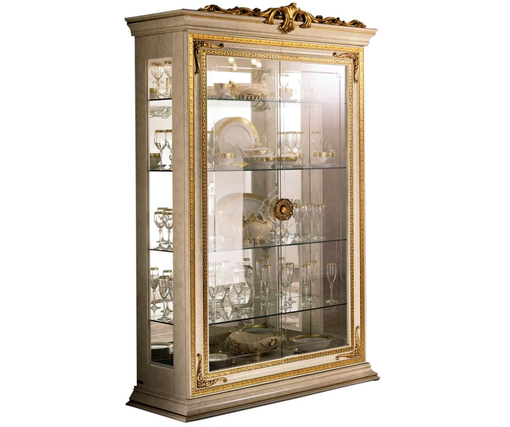 Arredoclassic Leonardo Italian 2 Door Display Cabinet