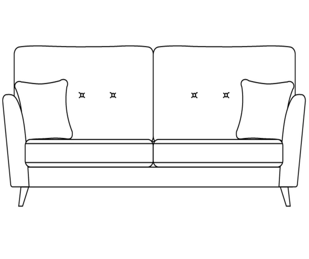 Lebus Evelyn Fabric 3+2 Sofa Set