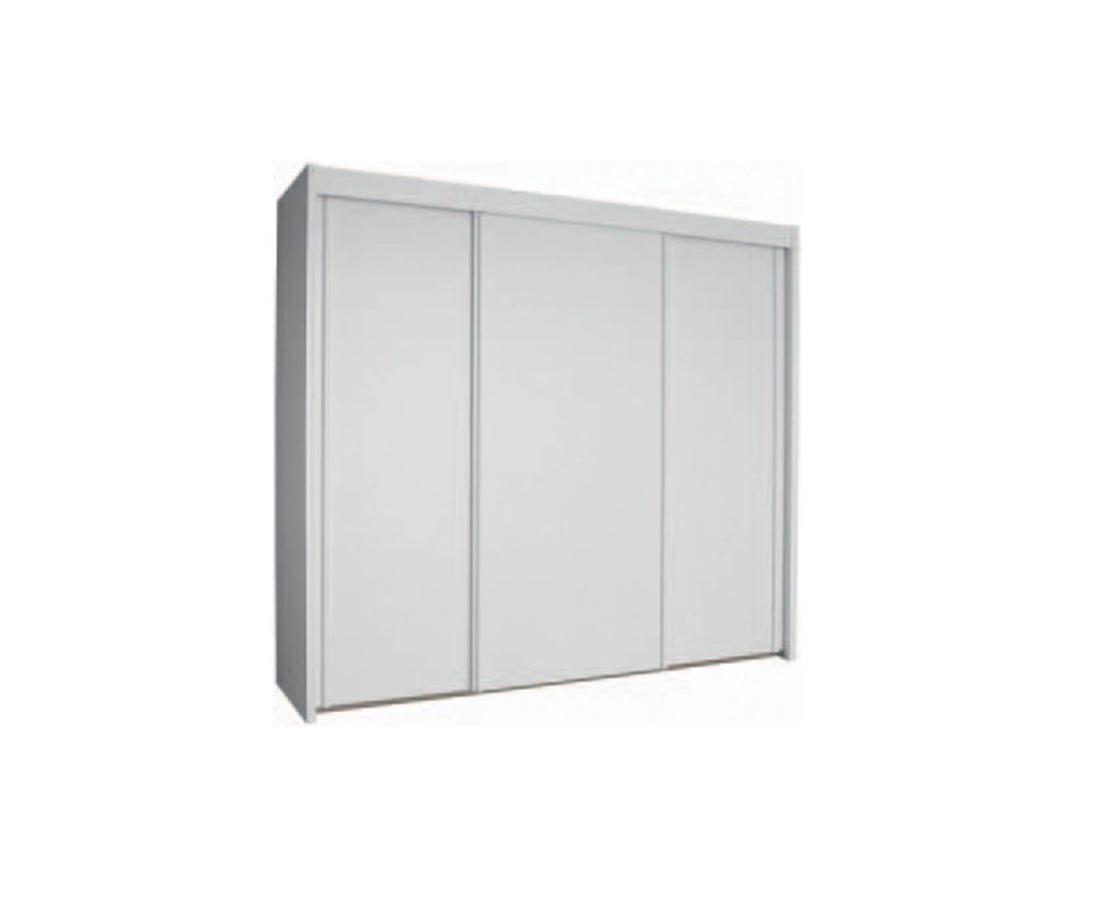 Rauch Imperial Alpine White 3 Door Sliding Wardrobe (W250cm)