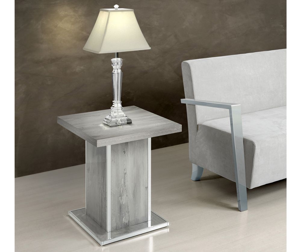 H2O Design Alexa Light Grey Italian Lamp Table 