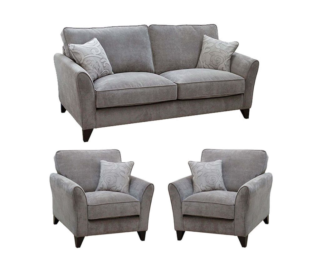 Buoyant Upholstery Fairfield Fabric 3+1+1 Sofa Set