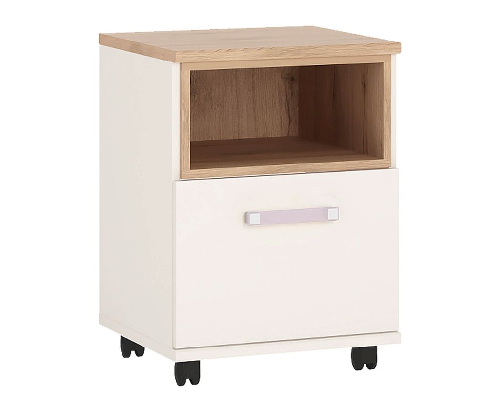 FTG 4Kids 1 Door Desk Mobile with Lilac Handles