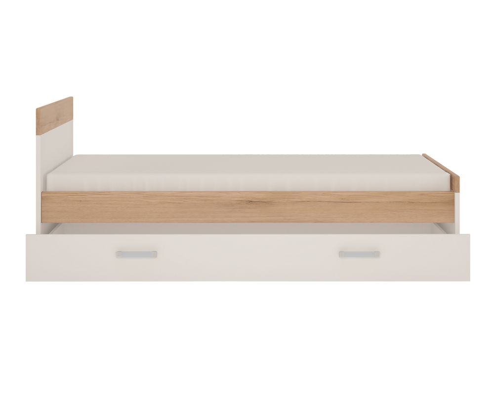 FTG 4Kids Single Bed with Under Drawer with Opalino Handles