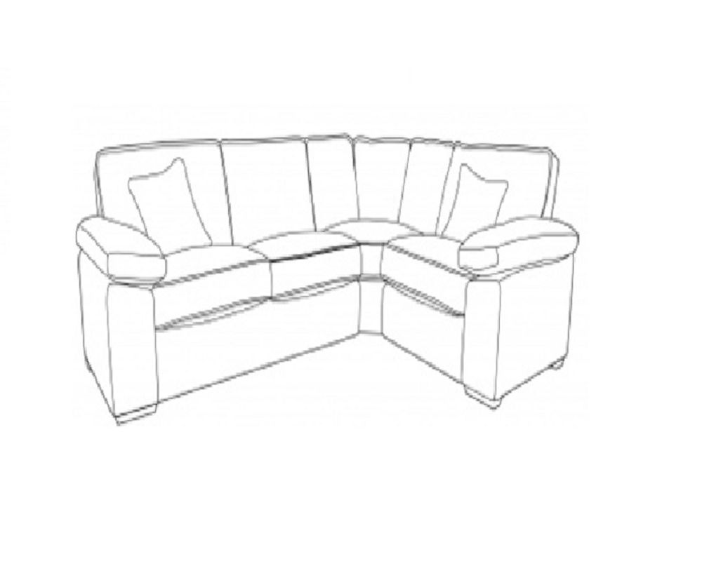Buoyant Upholstery Dexter Fabric Corner Sofa (LH2,COR,RH1)