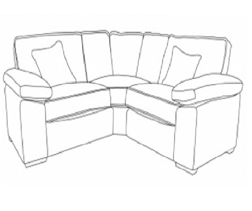 Buoyant Upholstery Dexter Fabric Small Corner Sofa (LH1,COR,RH1)