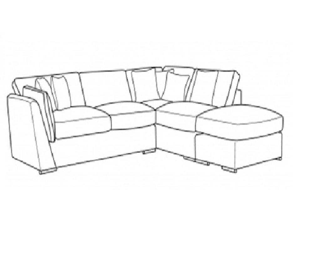 Buoyant Upholstery Phoenix Fabric Corner Chaise Sofa (LH2,RFC,FST)