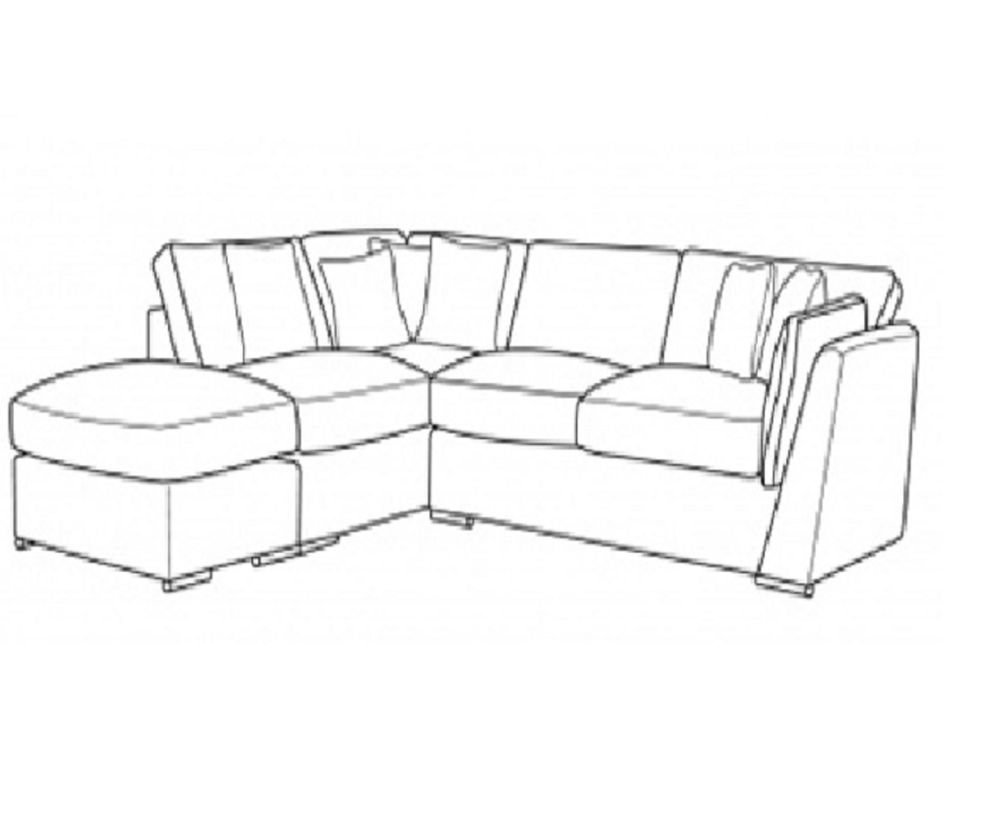 Buoyant Upholstery Phoenix Fabric Corner Chaise Sofa (FST,LFC,RH2)