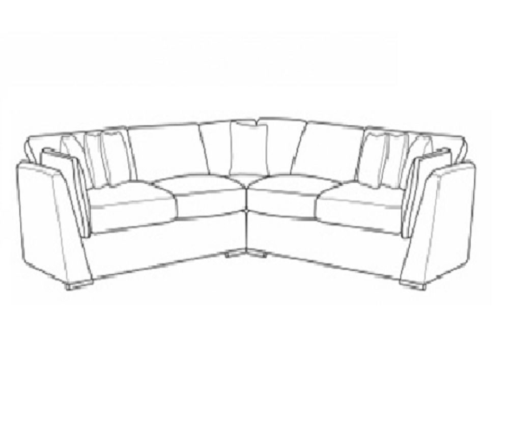 Buoyant Upholstery Phoenix Fabric Large Corner Sofa (LH2,COR,RH2)