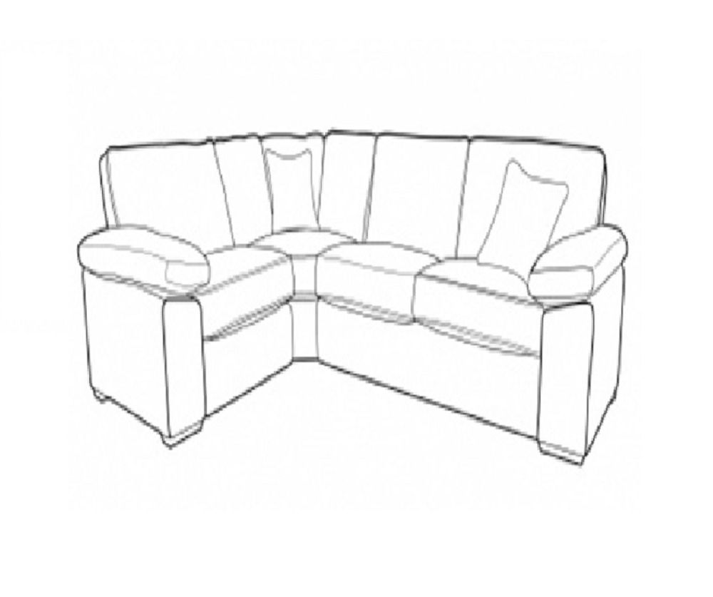 Buoyant Upholstery Dexter Fabric Corner Sofa (LH1,COR,RH2)