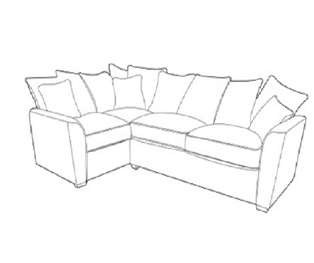 Buoyant Upholstery Atlantis Pillow Back Corner Sofa (RH2, L2C)