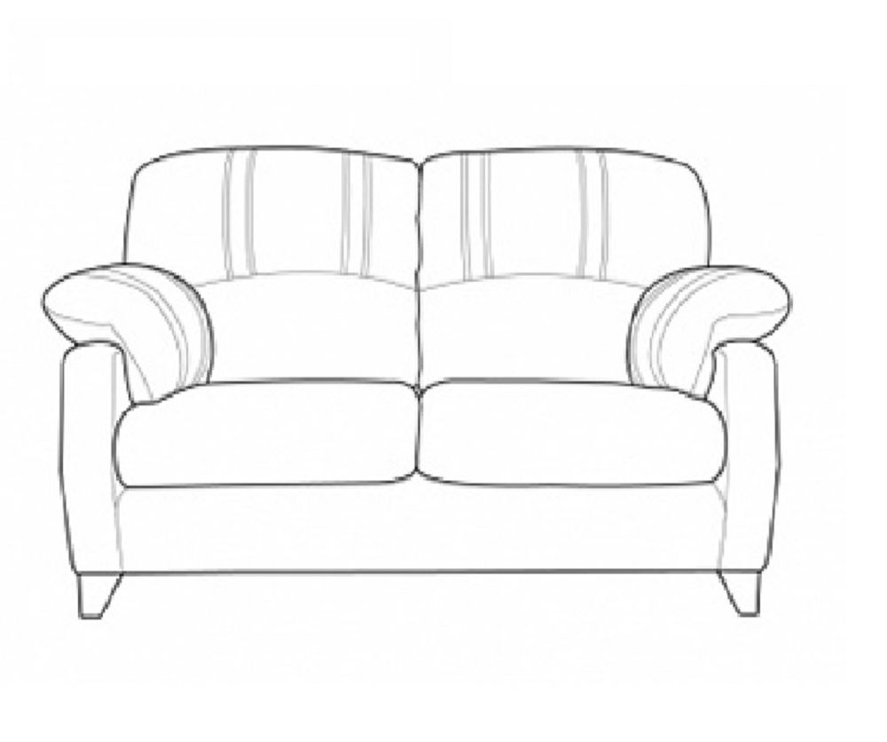 Buoyant Upholstery Austin Fabric 2 Seater Sofa