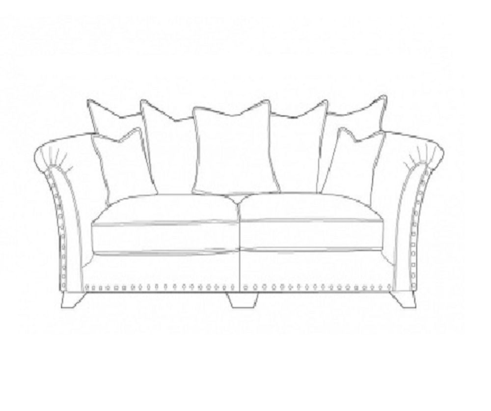 Buoyant Upholstery Weston Pillow Back Modular 4 Seater Sofa