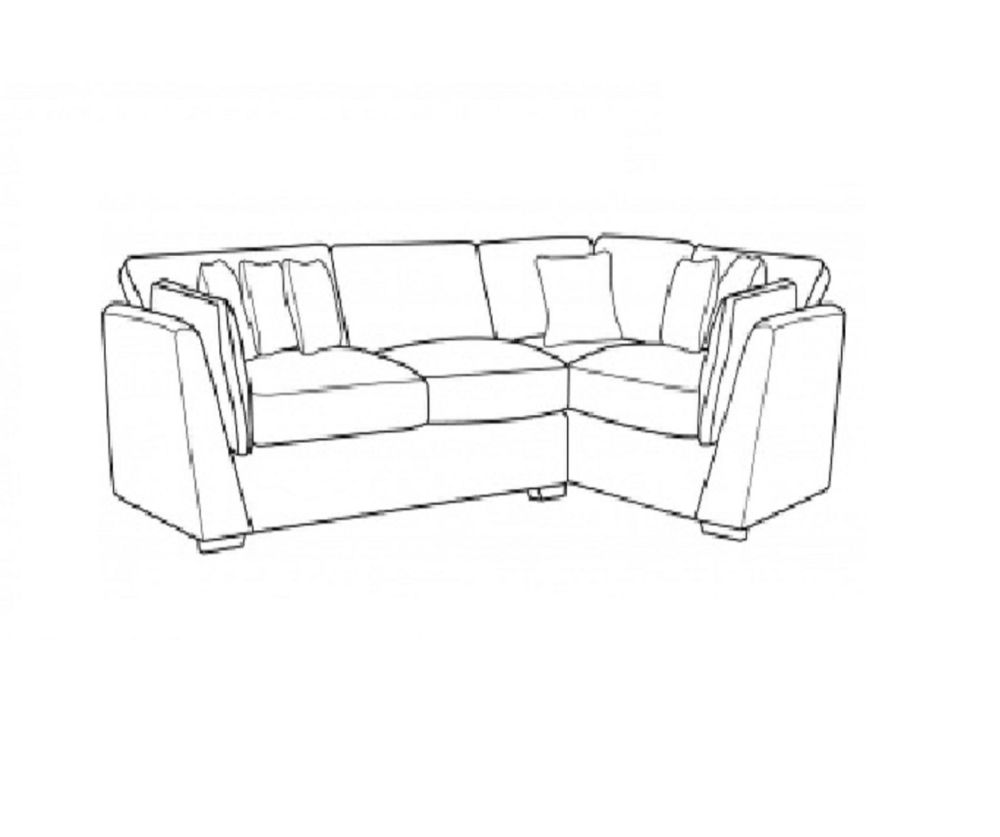 Buoyant Upholstery Phoenix Fabric Corner Sofa (LH2,COR,RH1)