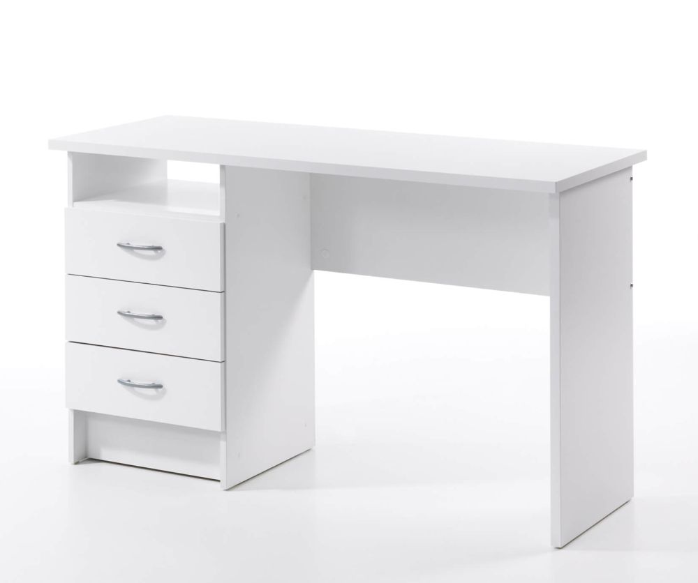 FTG Function Plus White 3 Drawers Desk