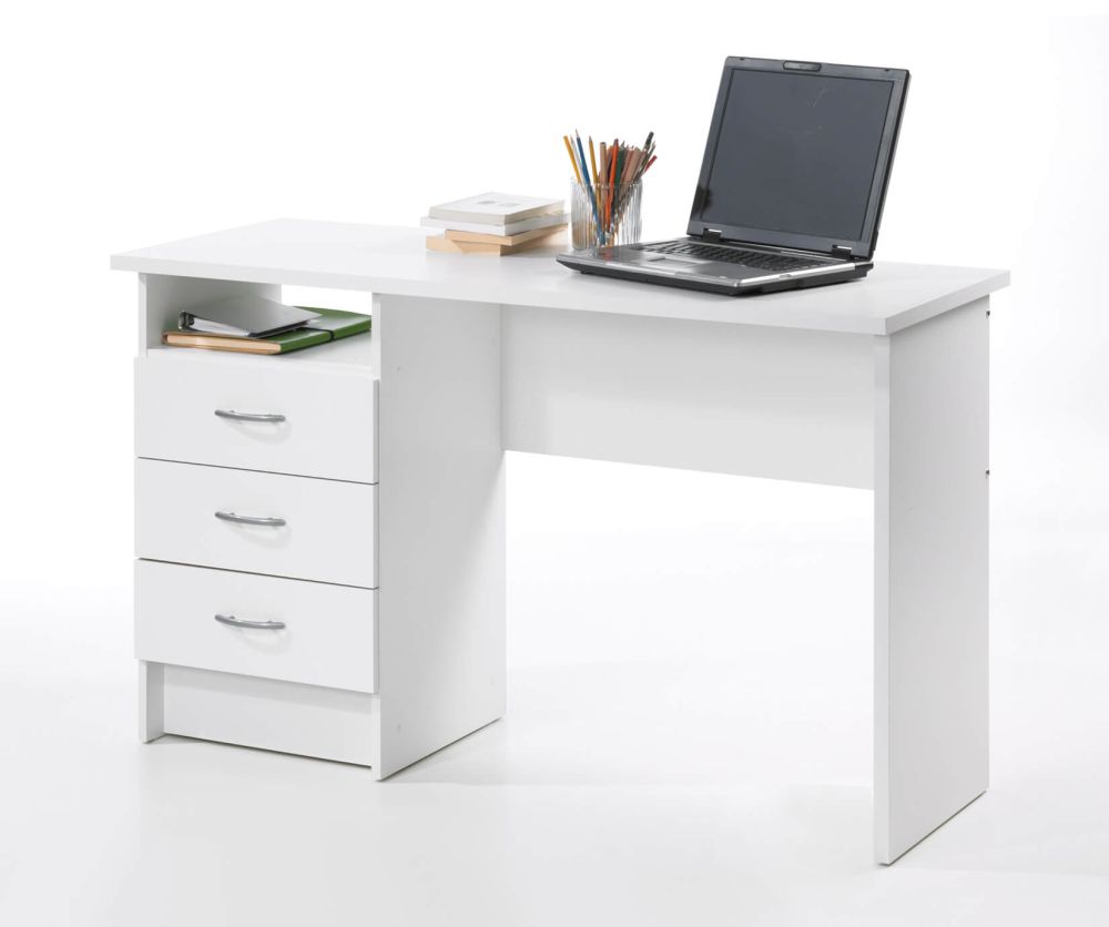 FTG Function Plus White 3 Drawers Desk