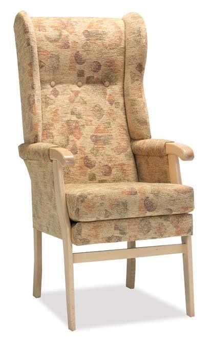 Royams Cambridge Fabric High Back High Chair with Wings