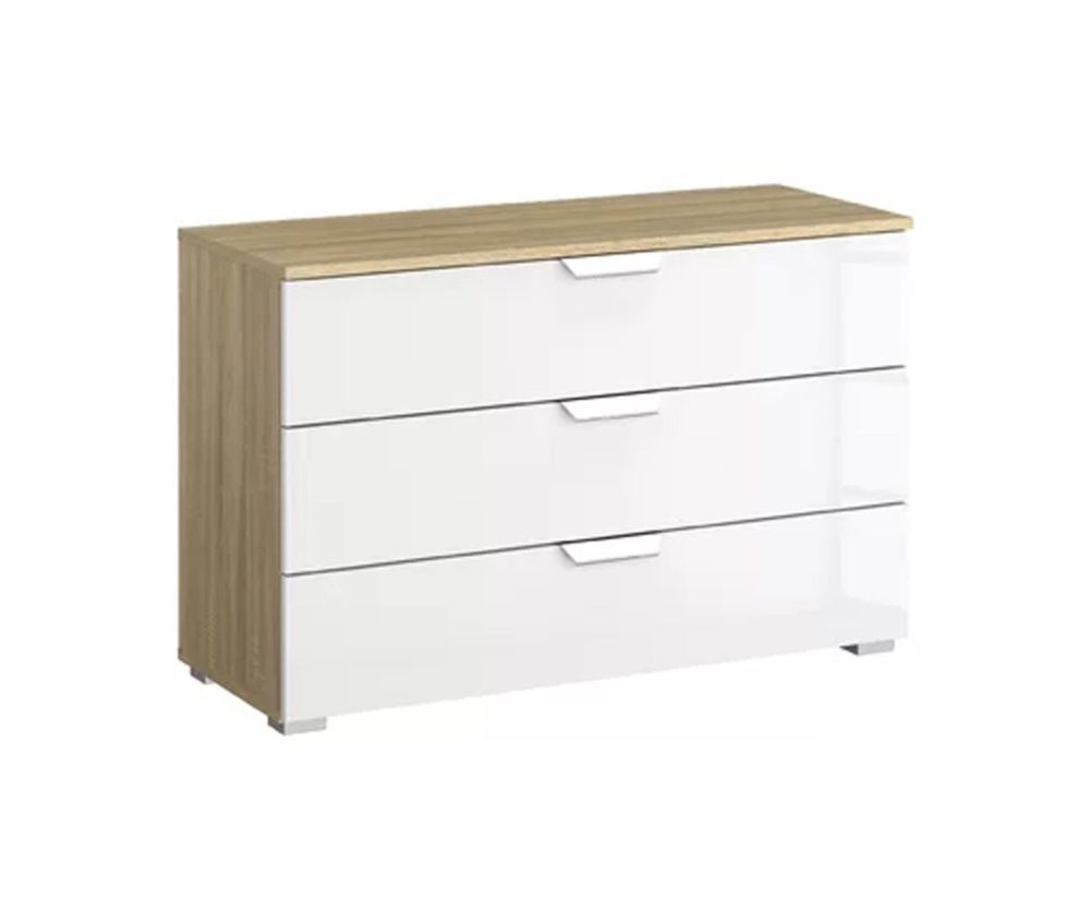 Rauch Aditio 3 Drawer Chest with Sonoma Oak Front