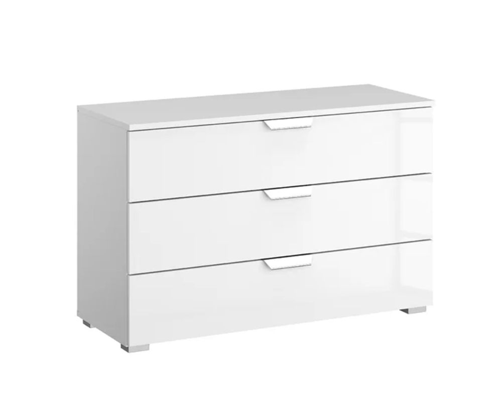 Rauch Aditio 3 Drawer Chest with High Polish White Front