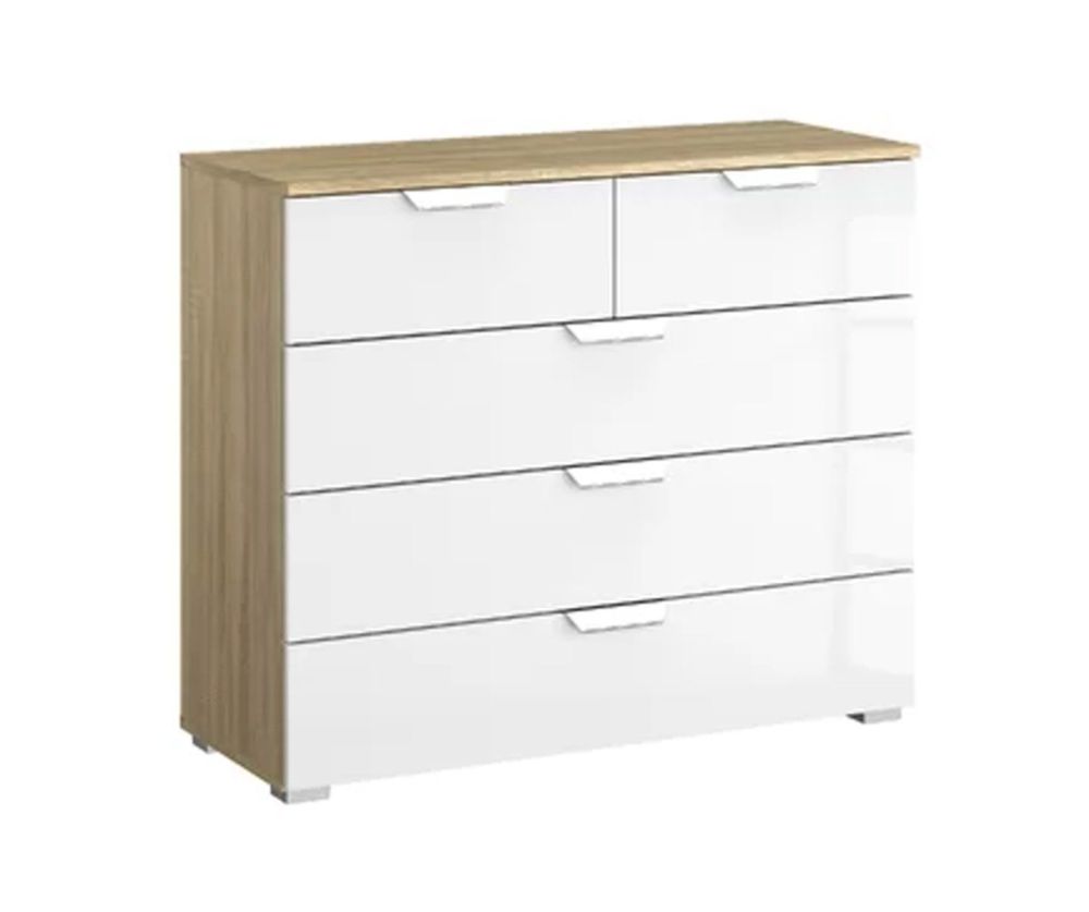Rauch Aditio 5 Drawer Chest with Silk Grey Front