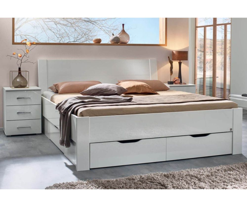 Rauch Aditio Alpine White Bed Frame (198x208cm)
