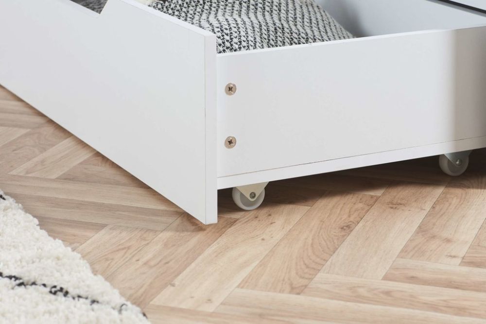 Birlea Furniture Alfie White Storage Bed Frame