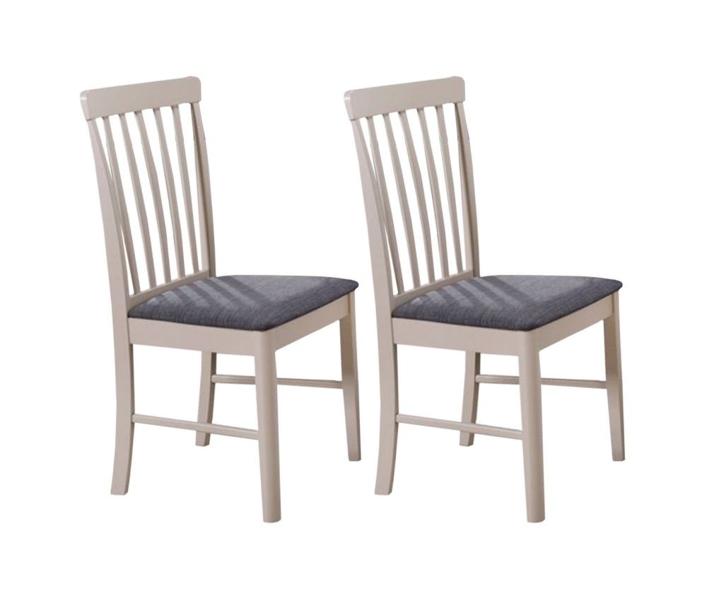 Annaghmore Altona Stone Grey Painted Dining Chair - Pair