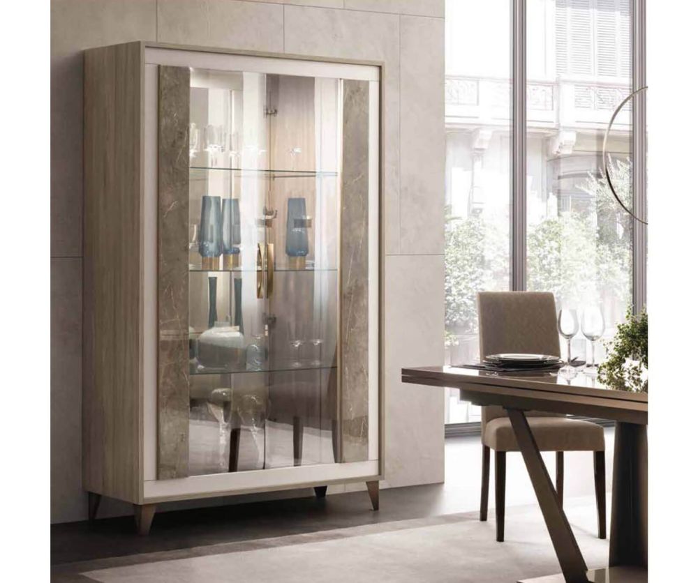 Arredoclassic Ambra Italian 2 Door Display Cabinet