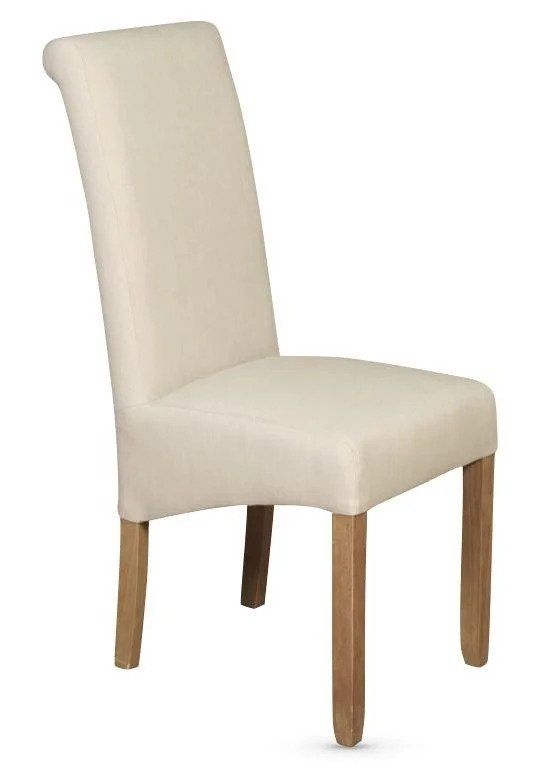 Annaghmore Sophie Beige Fabric Dining Chair in Pair KD
