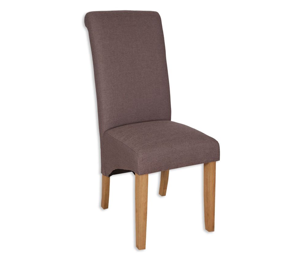 Aoc Coffee Fabric Dining Chair