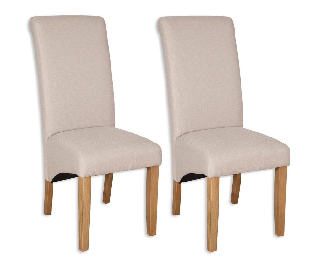 Aoc Natural Fabric Dining Chair