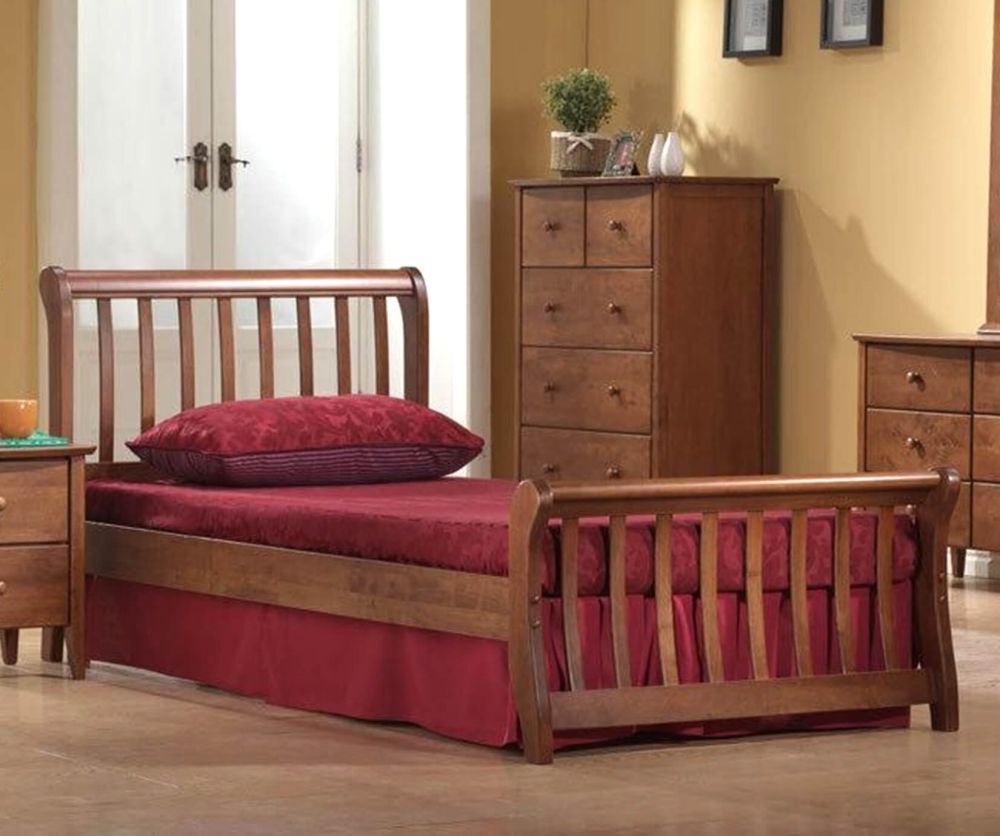 Artisan Milan Dirty Oak Wooden Bed Frame