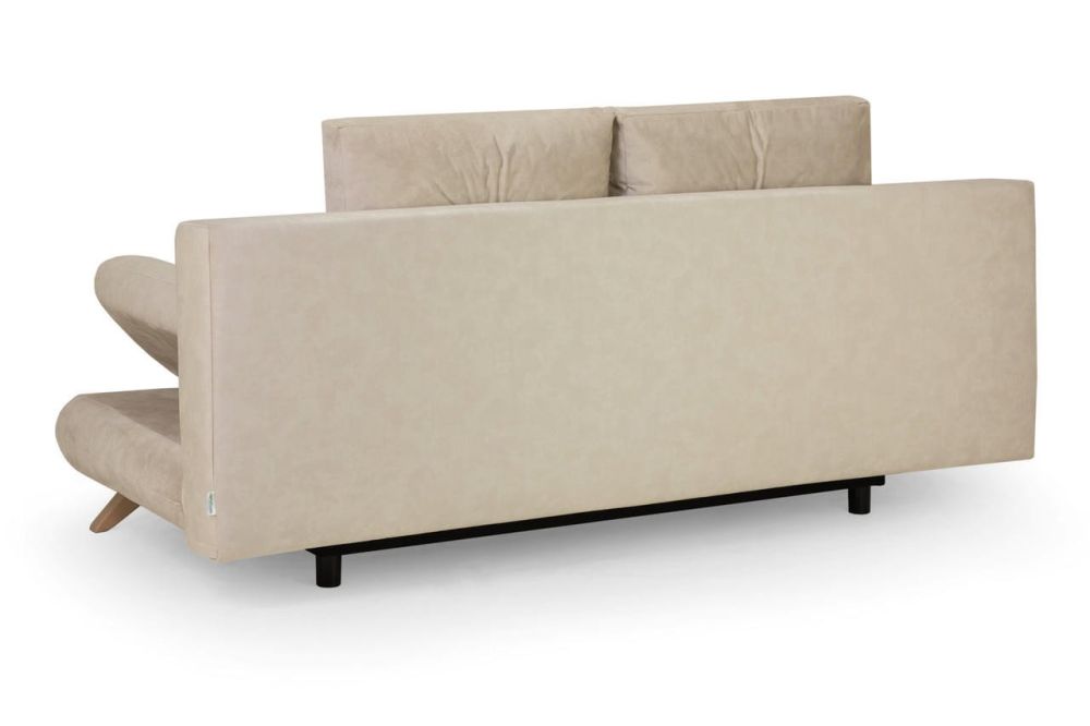San Mateo Mocha Fabric 3 Seater Sofa Bed