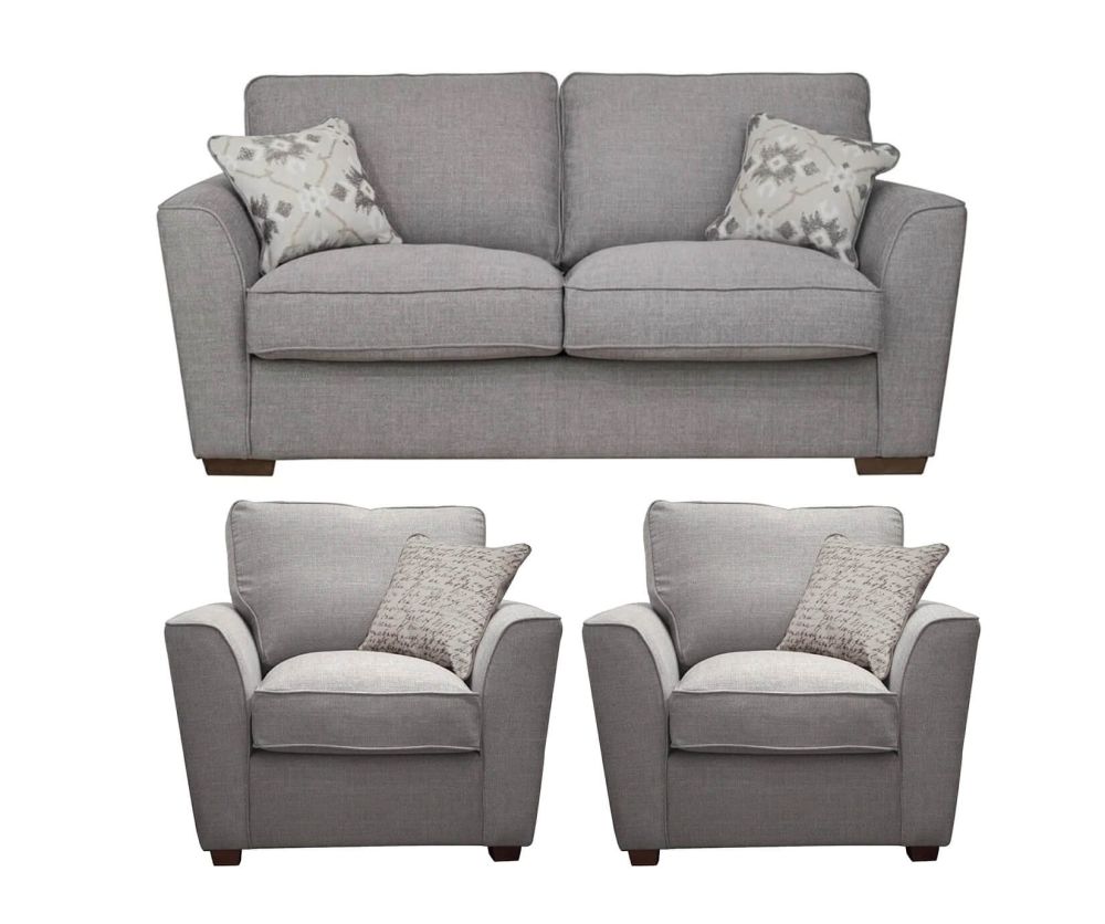Buoyant Upholstery Atlantis Standard Back 3+1+1 Sofa Set