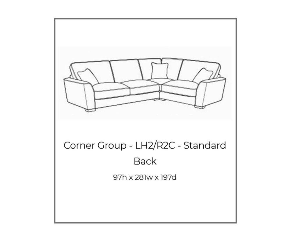 Buoyant Upholstery Atlantis Standard Back Corner Sofa (L2, R2C)