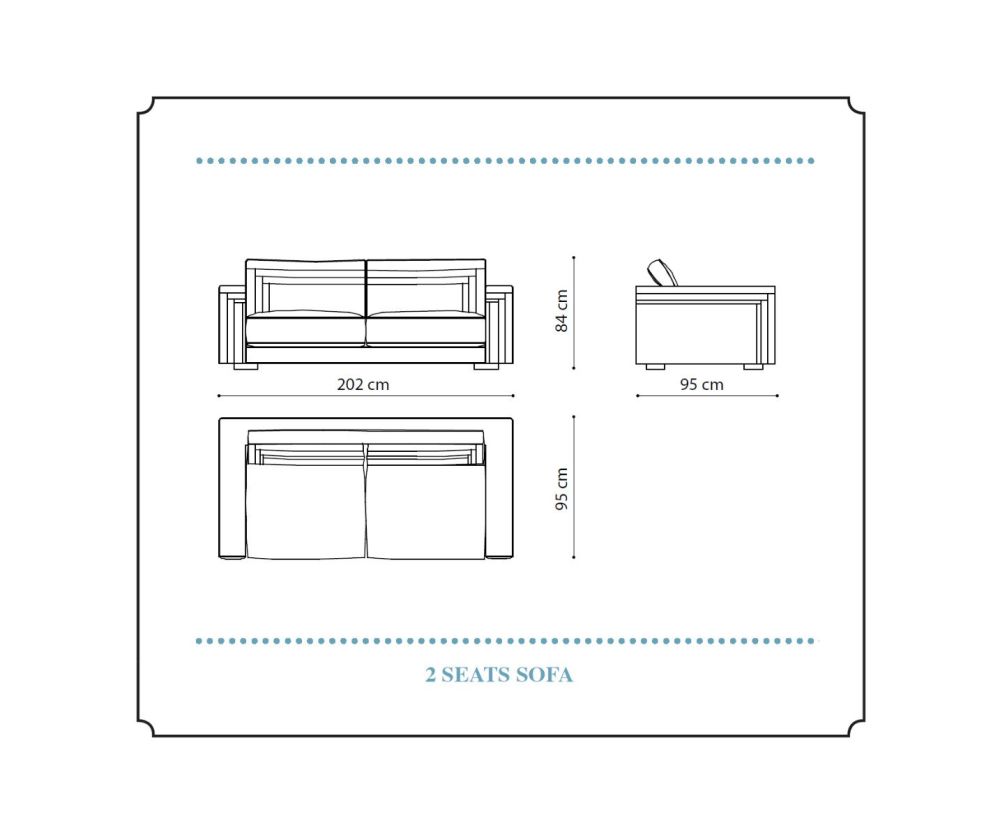 Adora 2 deals seater sofa