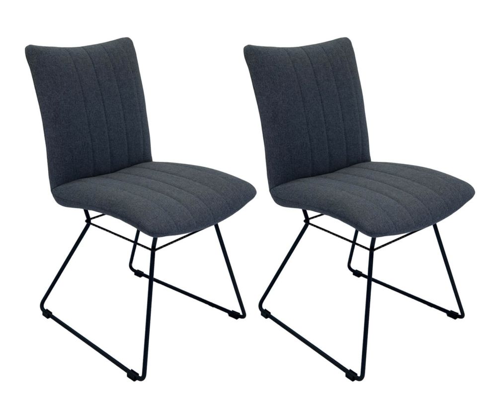 Classic Furniture Aura Shadow Grey Dining Chair in Pair