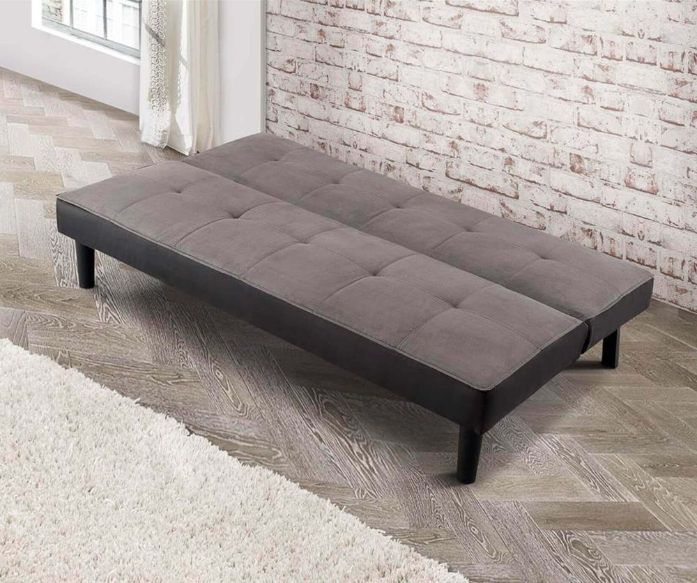 Birlea Furniture Aurora Grey Velvet Sofa Bed