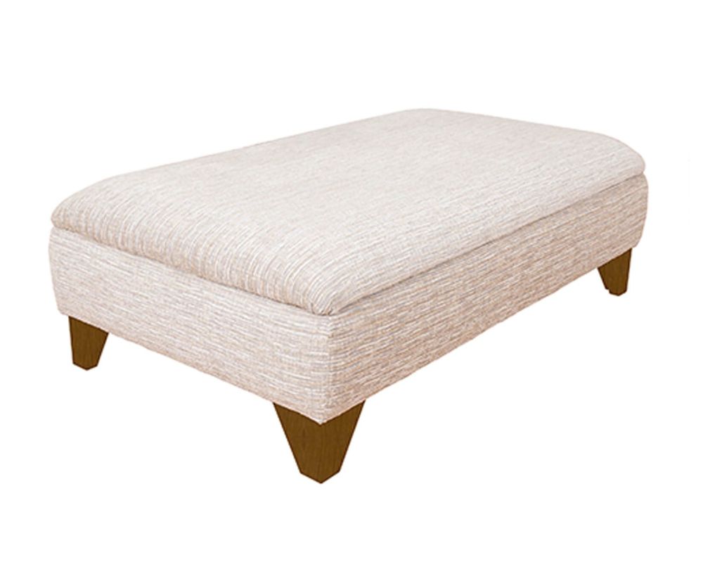 Buoyant Upholstery Austin Fabric Storage Footstool