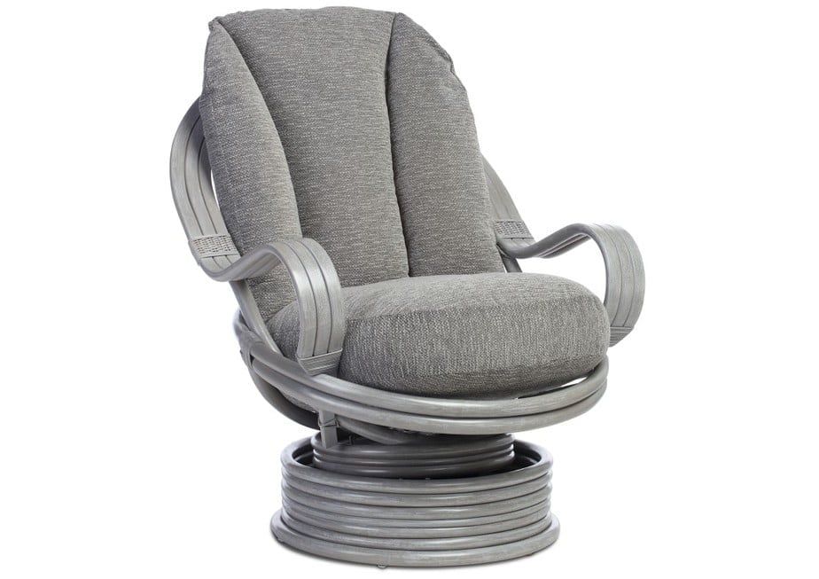 Desser Bali Grey Laminated Swivel Rocker Chair